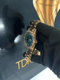 Rolex Day-Date – Blue Dial with Diamond Bezel