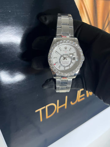 Iced Out Bezel Sky-Dweller