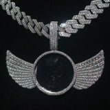 Custom Winged Picture Pendant