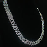 12mm Moissanite Miami Cuban Link