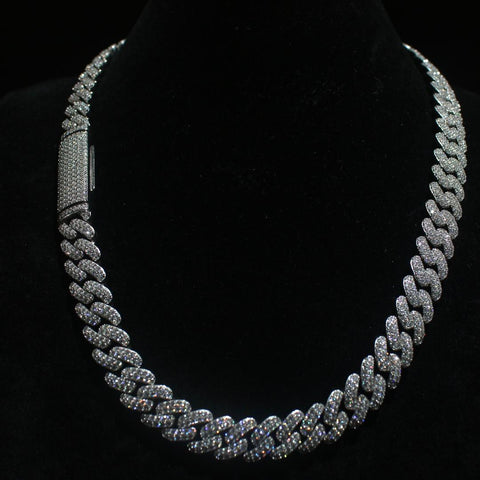 12mm Moissanite Miami Cuban Link