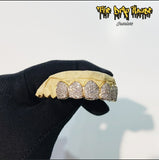 6 bottom or top iced out grillz