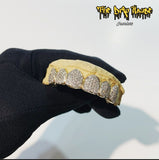6 bottom or top iced out grillz