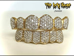 6 bottom or top iced out grillz