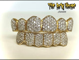 6 bottom or top iced out grillz