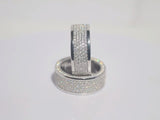 Iced Out Band Ring