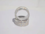 Iced Out Band Ring