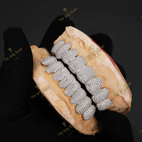 925 Sterling Silver Moissanite Grillz